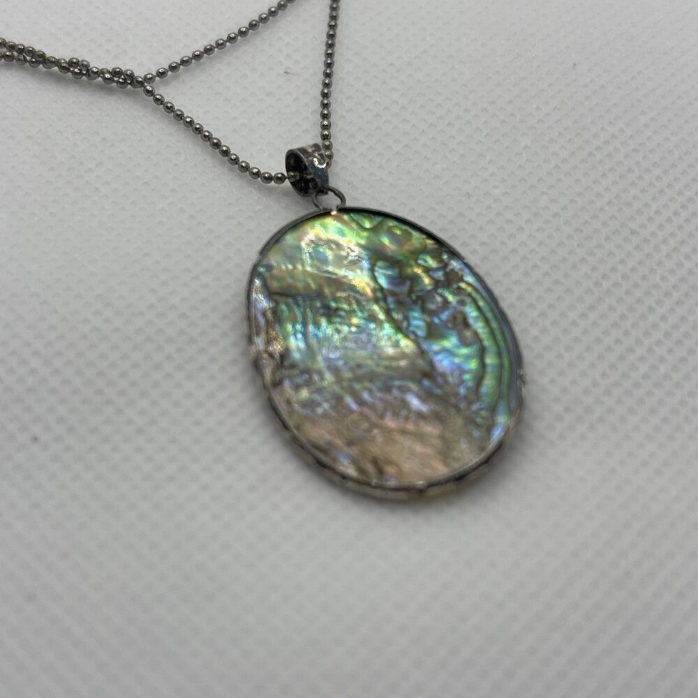 Abalone Shell 925 Silver Charm Top Quality Sterling Silver Pendant Jewelry